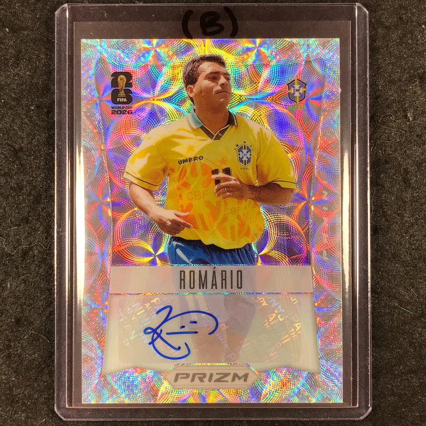 2026 Prizm FIFA World Cup ROMARIO 2012 Throwback Auto Choice #12-R (B)