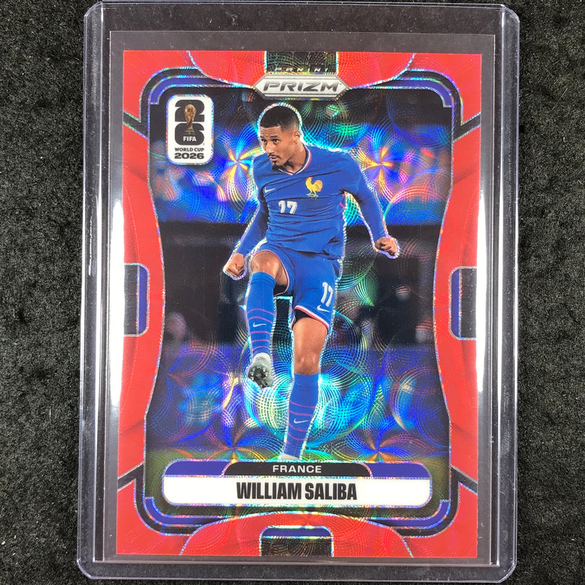2026 Prizm FIFA World Cup WILLIAM SALIBA Choice Red /85 #22