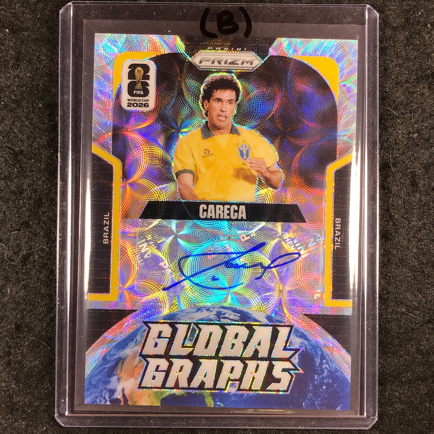 2026 Prizm FIFA World Cup CARECA Global Graphs Auto Choice #GG-C (B)