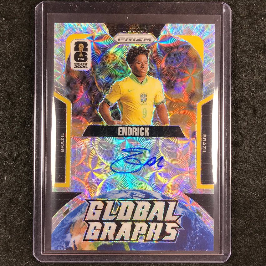 2026 Prizm FIFA World Cup ENDRICK Global Graphs Auto Choice #GG-E