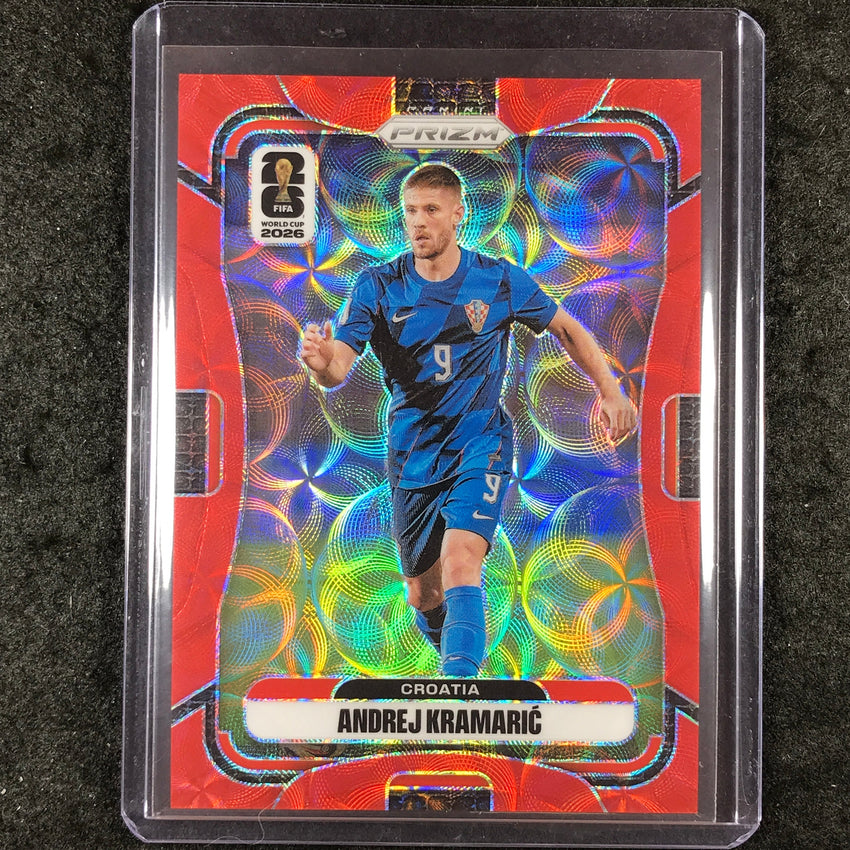 2026 Prizm FIFA World Cup ANDREJ KRAMARIC Choice Red /85 #197