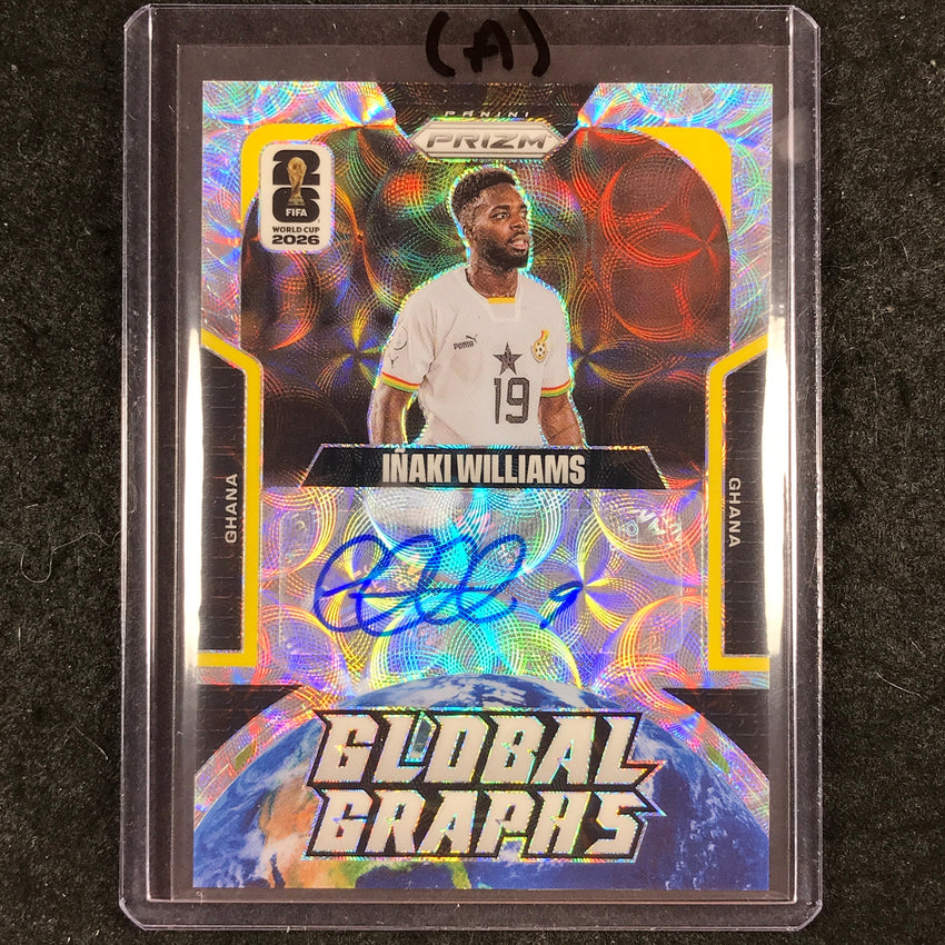2026 Prizm FIFA World Cup INAKI WILLIAMS Global Graphs Auto Choice #GG-IW (A)