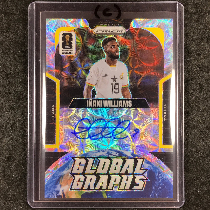 2026 Prizm FIFA World Cup INAKI WILLIAMS Global Graphs Auto Choice #GG-IW (C)