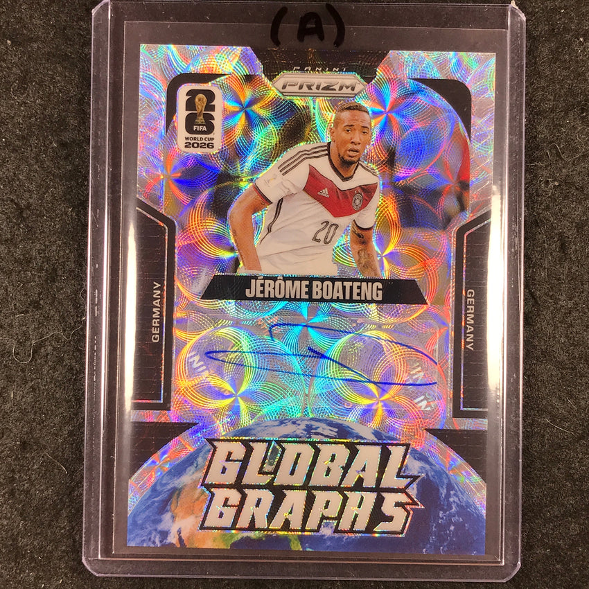 2026 Prizm FIFA World Cup JERMOE BOATENG Global Graphs Auto Choice #GG-JB (A)