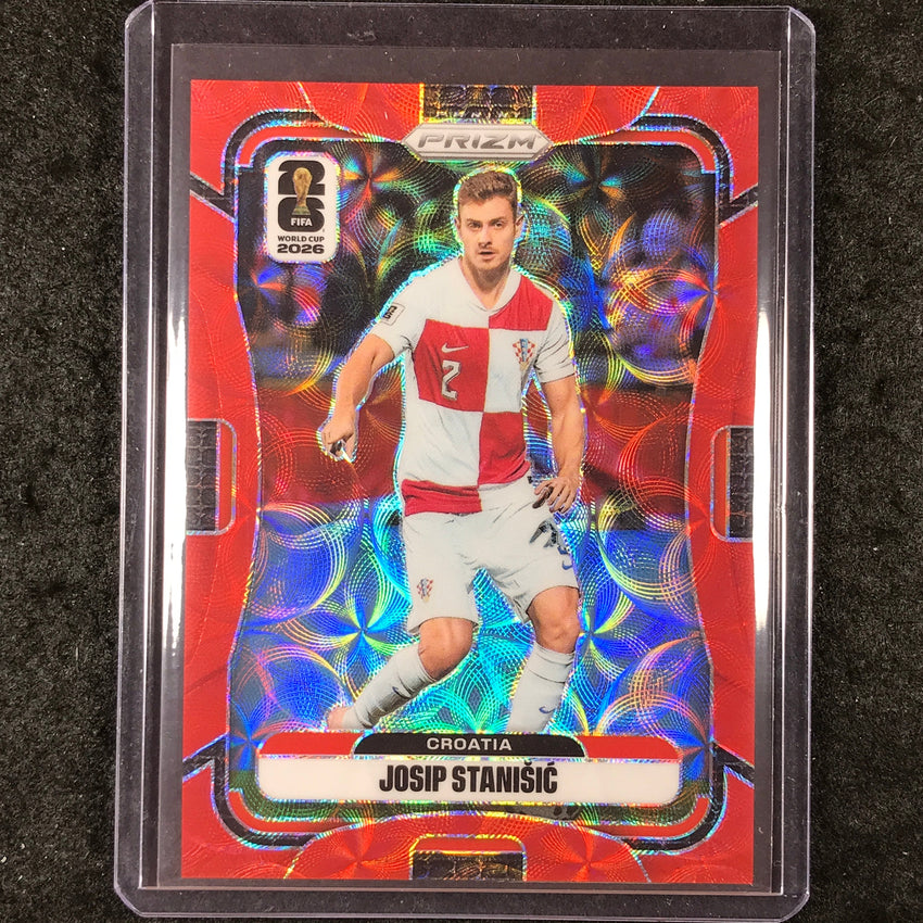 2026 Prizm FIFA World Cup JOSIP STANISIC Choice Red /85 #198