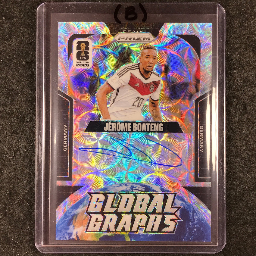 2026 Prizm FIFA World Cup JERMOE BOATENG Global Graphs Auto Choice #GG-JB (B)