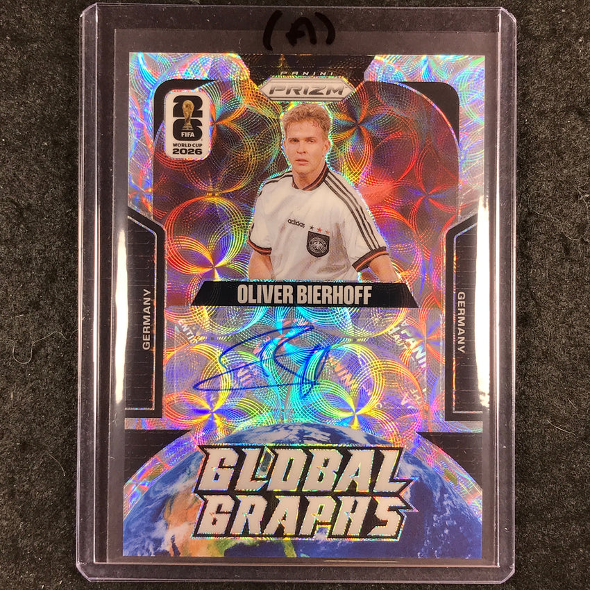 2026 Prizm FIFA World Cup OLIVER BIERHOFF Global Graphs Auto Choice #GG-OB (A)