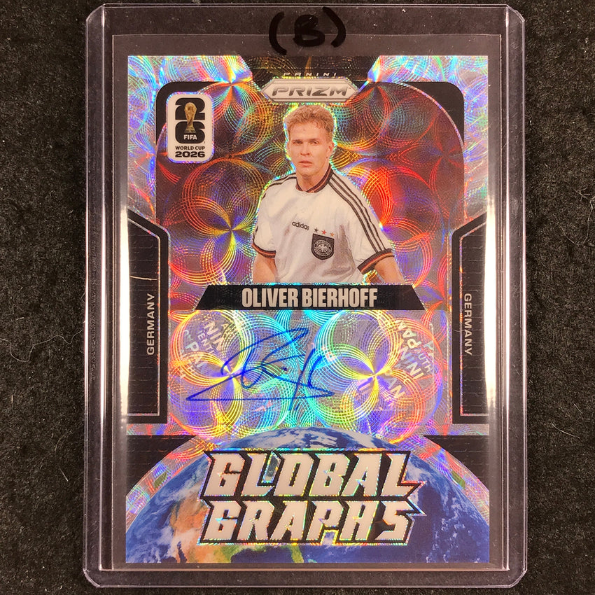 2026 Prizm FIFA World Cup OLIVER BIERHOFF Global Graphs Auto Choice #GG-OB (B)