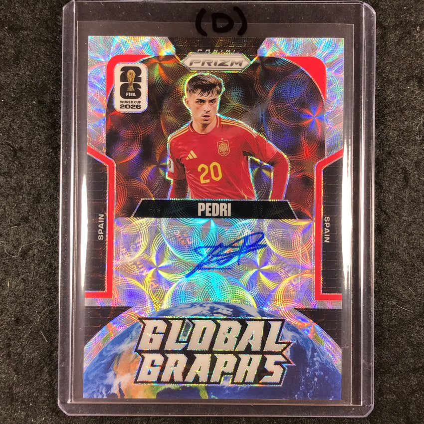 2026 Prizm FIFA World Cup PEDRI Global Graphs Auto Choice #GG-P (D)