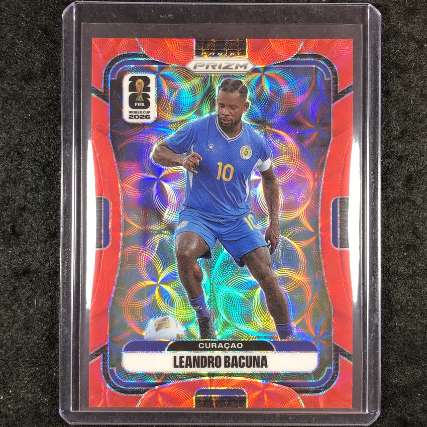 2026 Prizm FIFA World Cup LEANDRO BACUNA Choice Red /85 #203