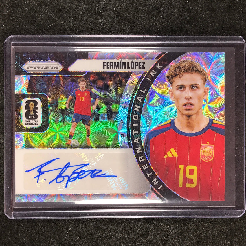 2026 Prizm FIFA World Cup FERMIN LOPEZ International Ink Auto Choice #II-FL