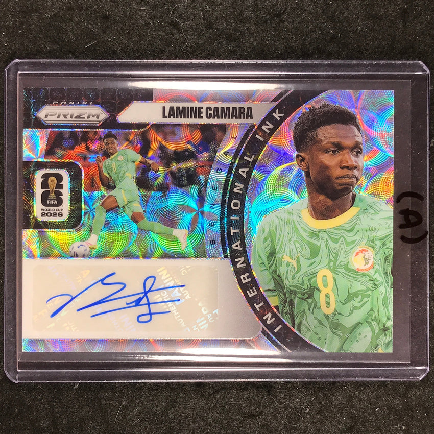 2026 Prizm FIFA World Cup LAMINE CAMARA International Ink Auto Choice #II-LC (A)