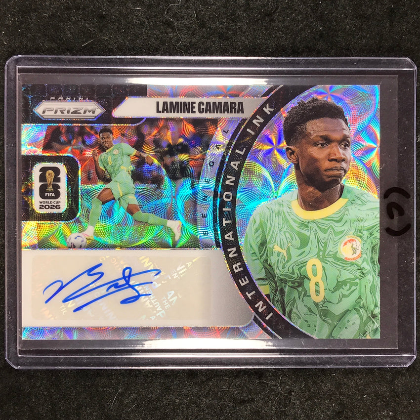 2026 Prizm FIFA World Cup LAMINE CAMARA International Ink Auto Choice #II-LC (C)