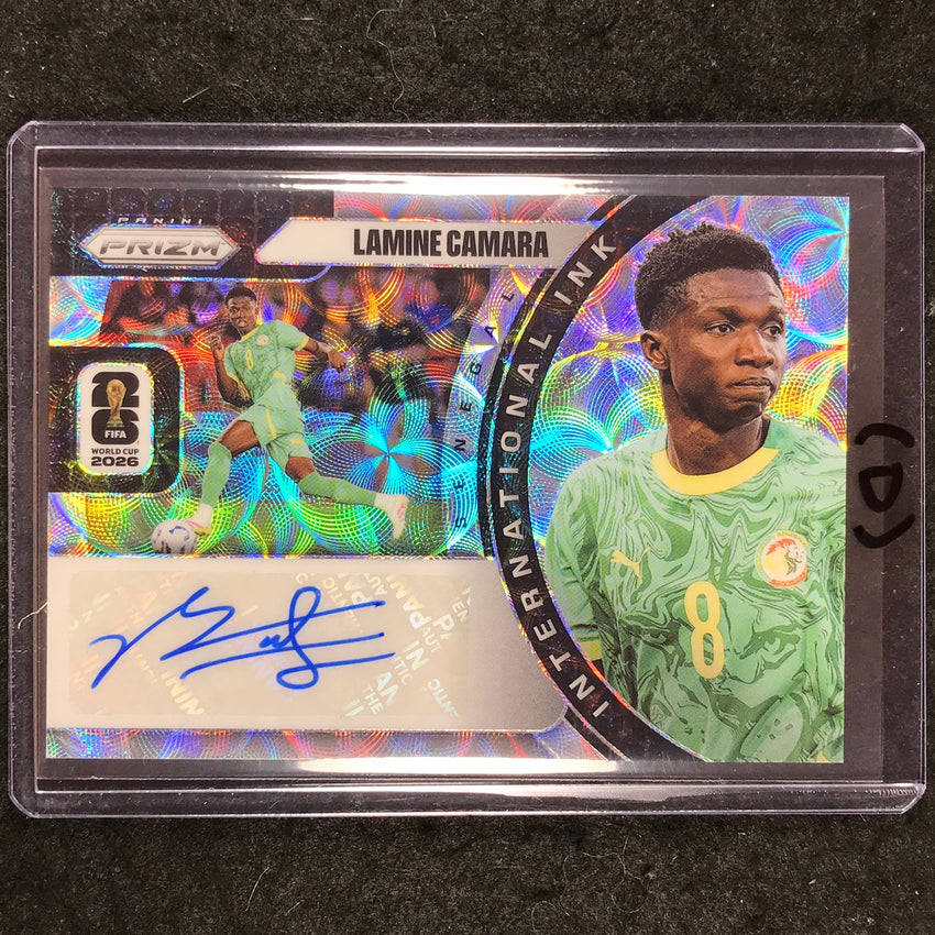 2026 Prizm FIFA World Cup LAMINE CAMARA International Ink Auto Choice #II-LC (D)