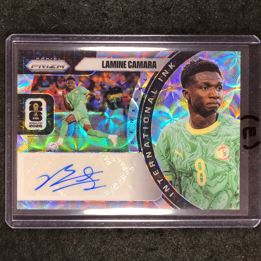 2026 Prizm FIFA World Cup LAMINE CAMARA International Ink Auto Choice #II-LC (E)