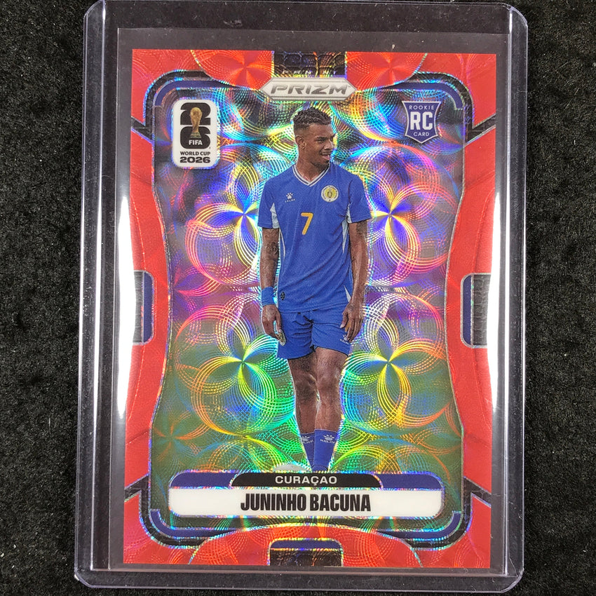 2026 Prizm FIFA World Cup JUNINHO BACUNA Choice Red /85 #206