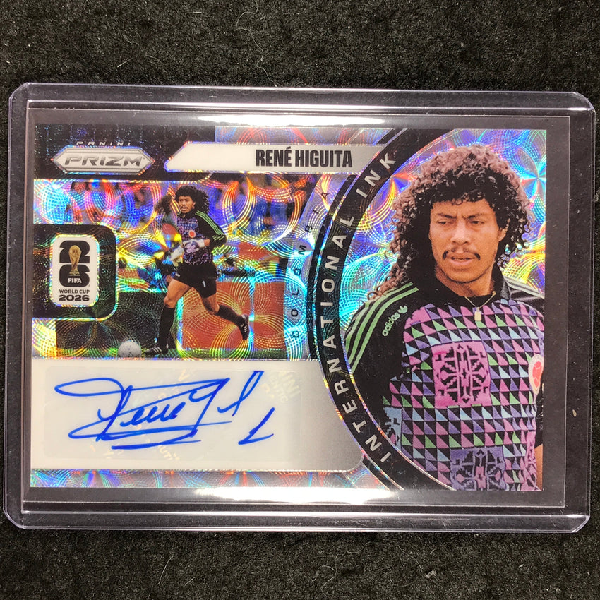 2026 Prizm FIFA World Cup RENE HIGUITA International Ink Auto Choice #II-RH