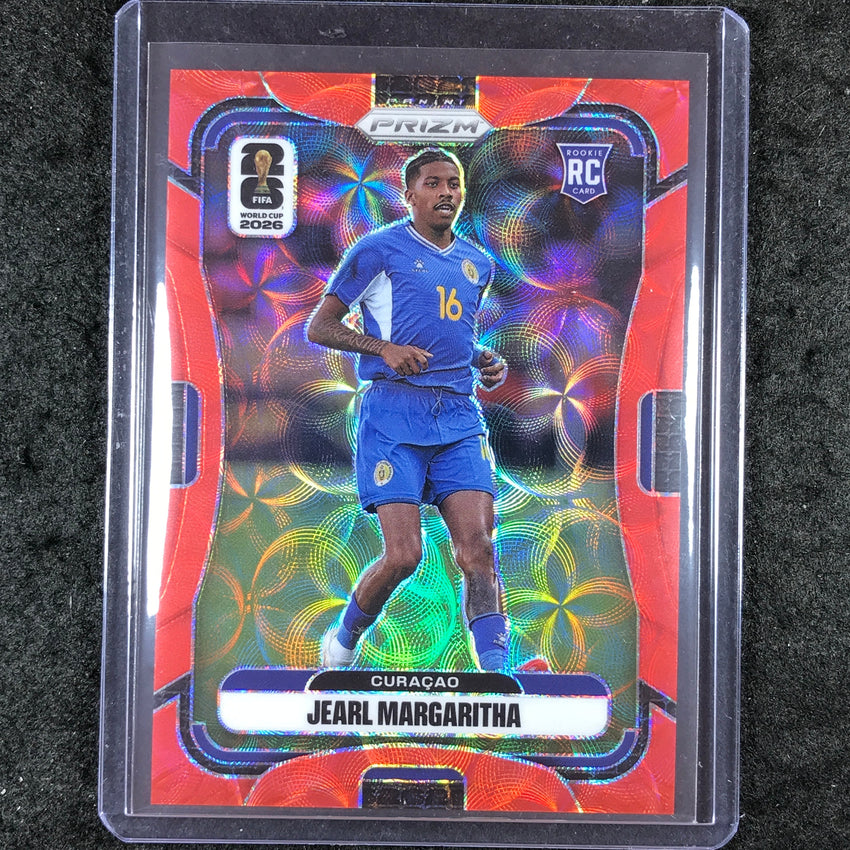 2026 Prizm FIFA World Cup JEARL MARGARITHA Rookie Choice Red /85 #209
