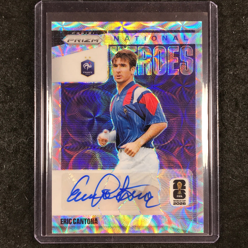 2026 Prizm FIFA World Cup ERIC CANTONA National Heroes Auto Choice #NH-EC