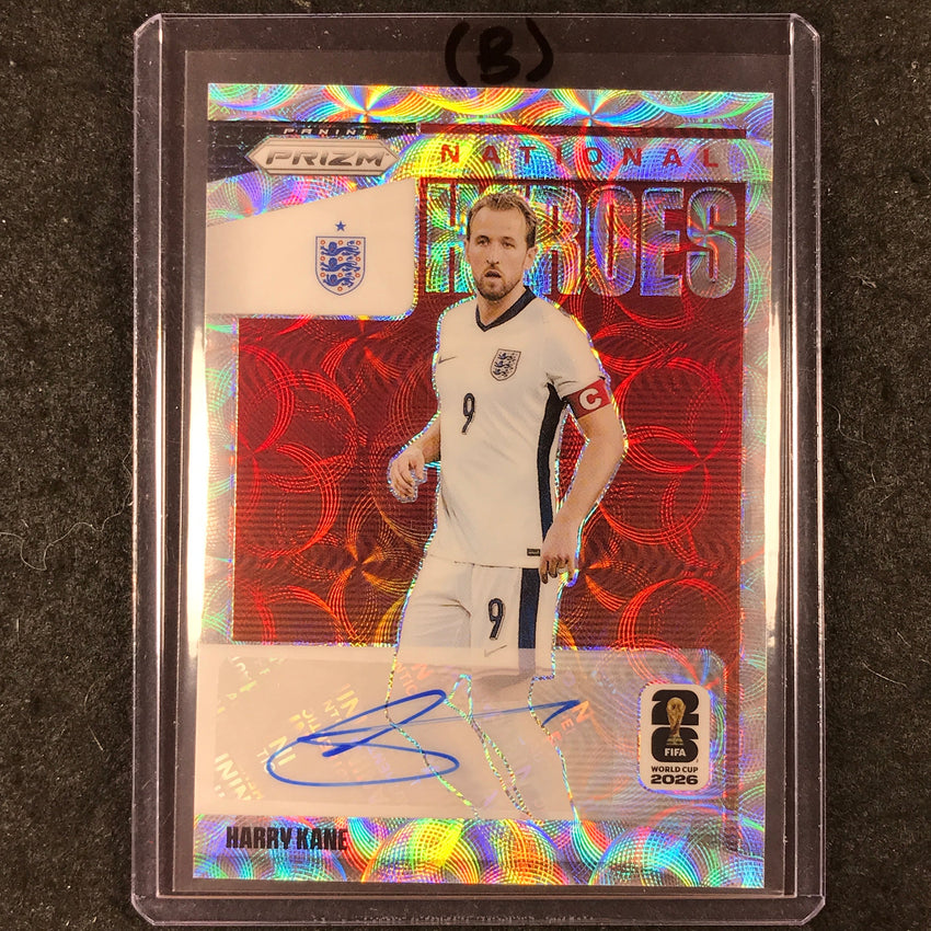 2026 Prizm FIFA World Cup HARRY KANE National Heroes Auto Choice #NH-HK (B)