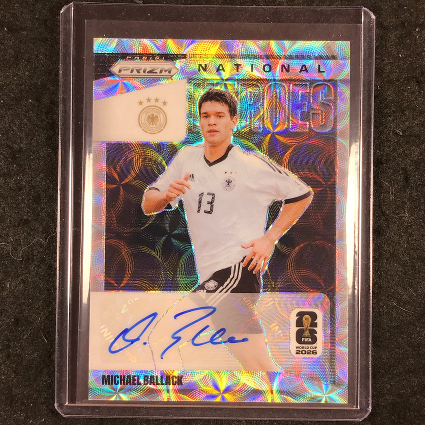 2026 Prizm FIFA World Cup MICHAEL BALLACK National Heroes Auto Choice #NH-MB