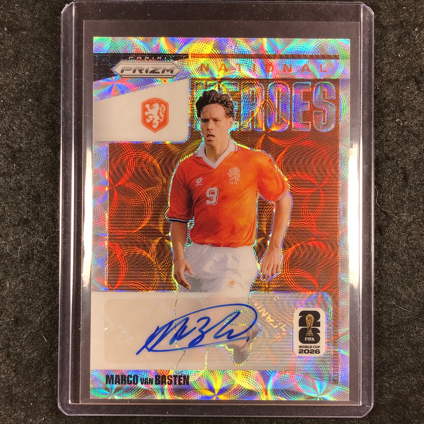 2026 Prizm FIFA World Cup MARCO VAN BASTEN National Heroes Auto Choice #NH-MVB