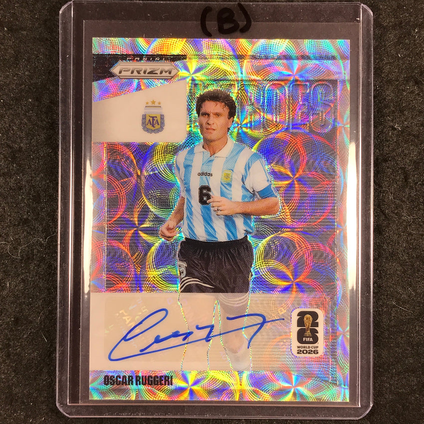 2026 Prizm FIFA World Cup OSCAR RUGGERI National Heroes Auto Choice #NH-OR (B)