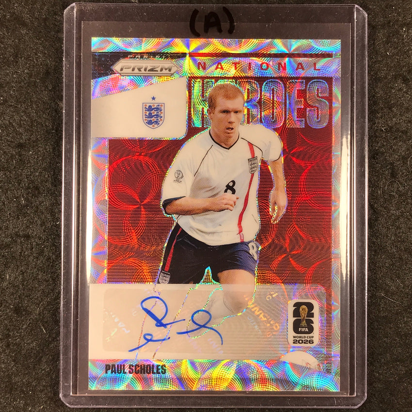 2026 Prizm FIFA World Cup PAUL SCHOLES National Heroes Auto Choice #NH-PS (A)
