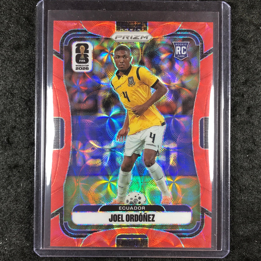2026 Prizm FIFA World Cup JOEL ORDONEZ Rookie Choice Red /85 #211