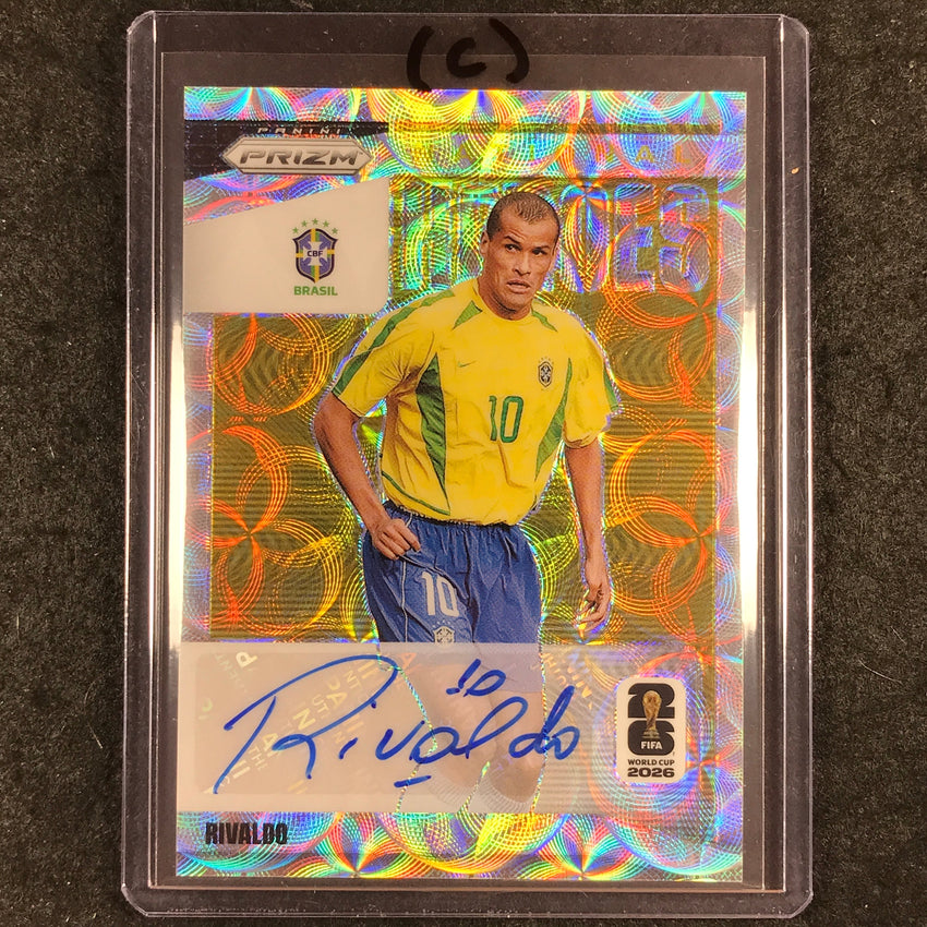 2026 Prizm FIFA World Cup RIVALDO National Heroes Auto Choice #NH-R (C)