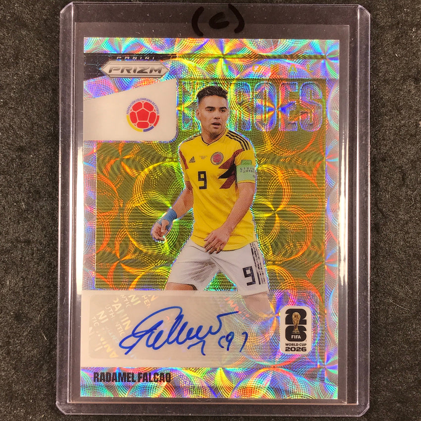 2026 Prizm FIFA World Cup RADAMEL FALCAO National Heroes Auto Choice #NH-RF (C)