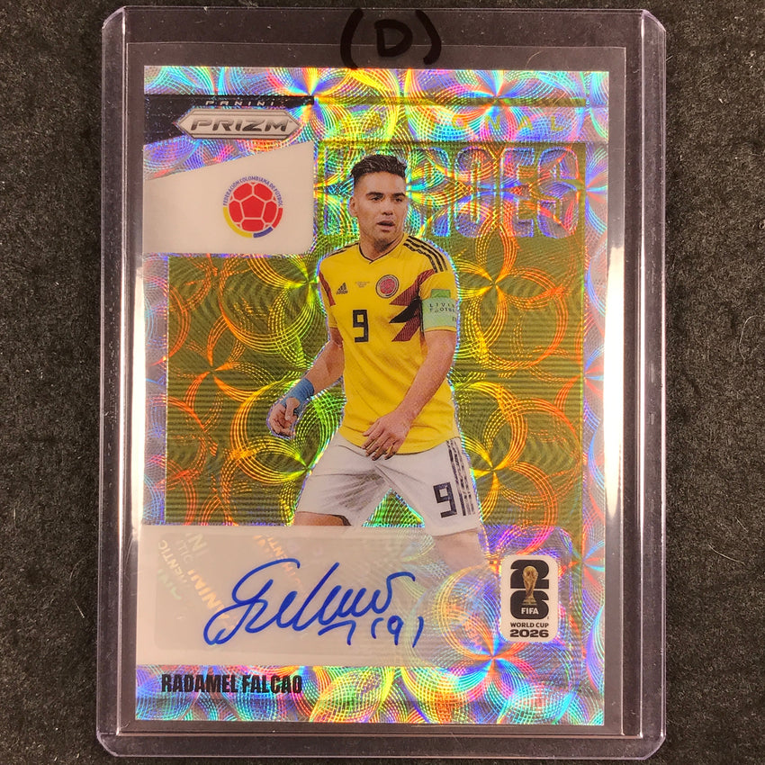 2026 Prizm FIFA World Cup RADAMEL FALCAO National Heroes Auto Choice #NH-RF (D)