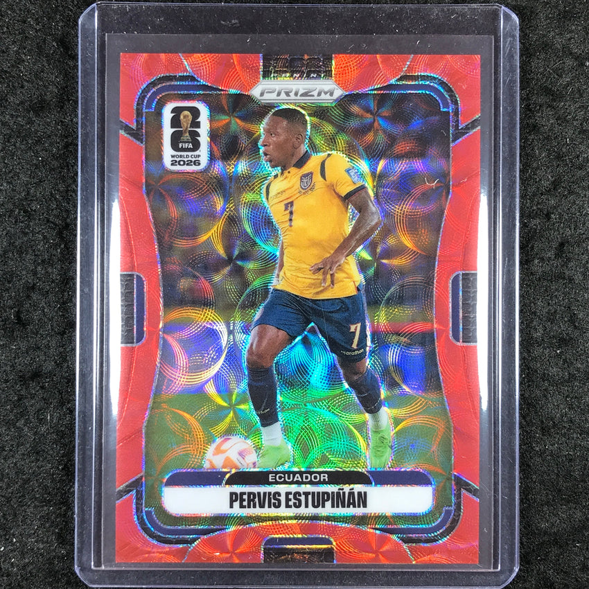 2026 Prizm FIFA World Cup PERVIS ESTUPINAN Choice Red /85 #212