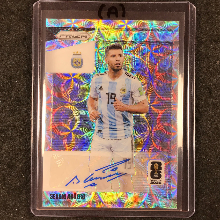 2026 Prizm FIFA World Cup SERGIO AGUERO National Heroes Auto Choice #NH-SA (A)