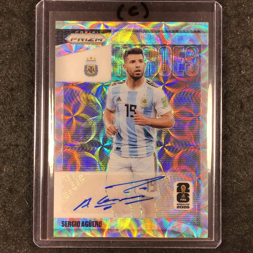 2026 Prizm FIFA World Cup SERGIO AGUERO National Heroes Auto Choice #NH-SA (C)