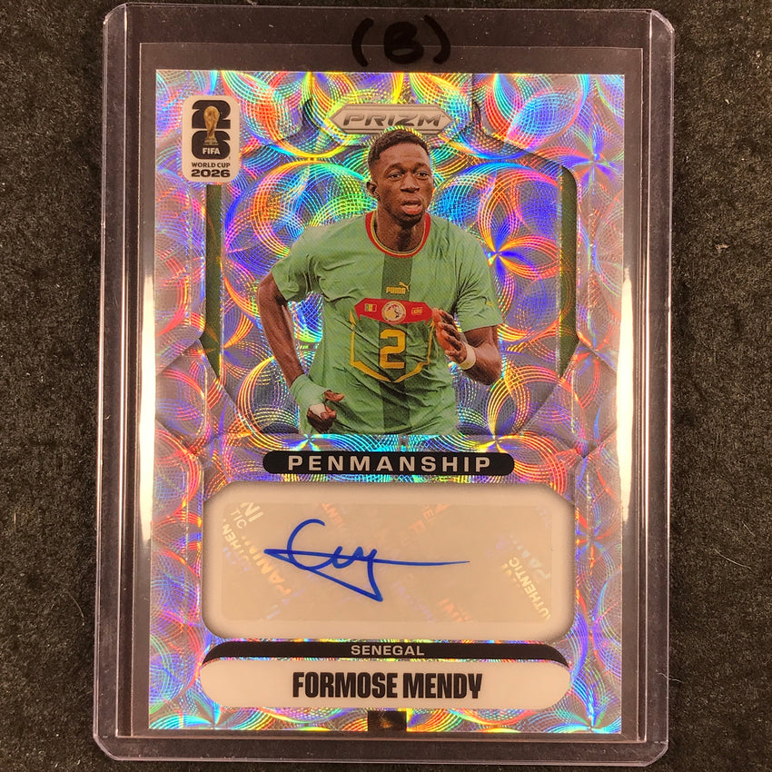 2026 Prizm FIFA World Cup FORMOSE MENDY Penmanship Auto Choice #P-FMY (B)