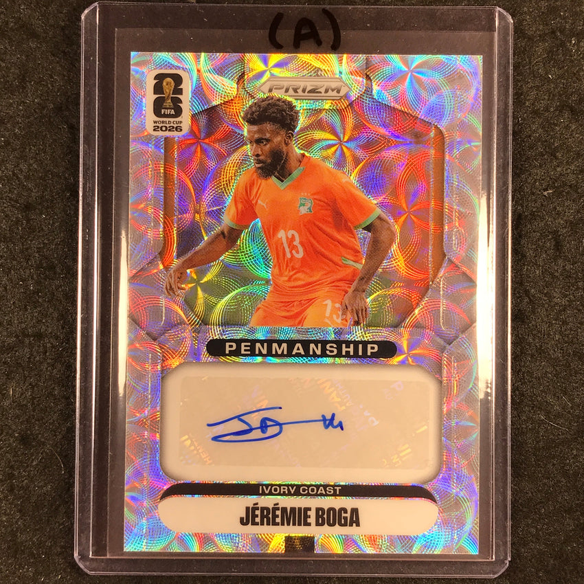 2026 Prizm FIFA World Cup JEREMIE BOGA Penmanship Auto Choice #P-JB (A)