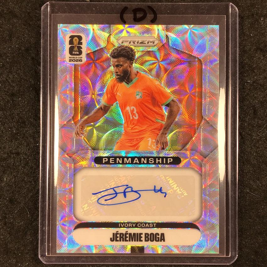2026 Prizm FIFA World Cup JEREMIE BOGA Penmanship Auto Choice #P-JB (D)