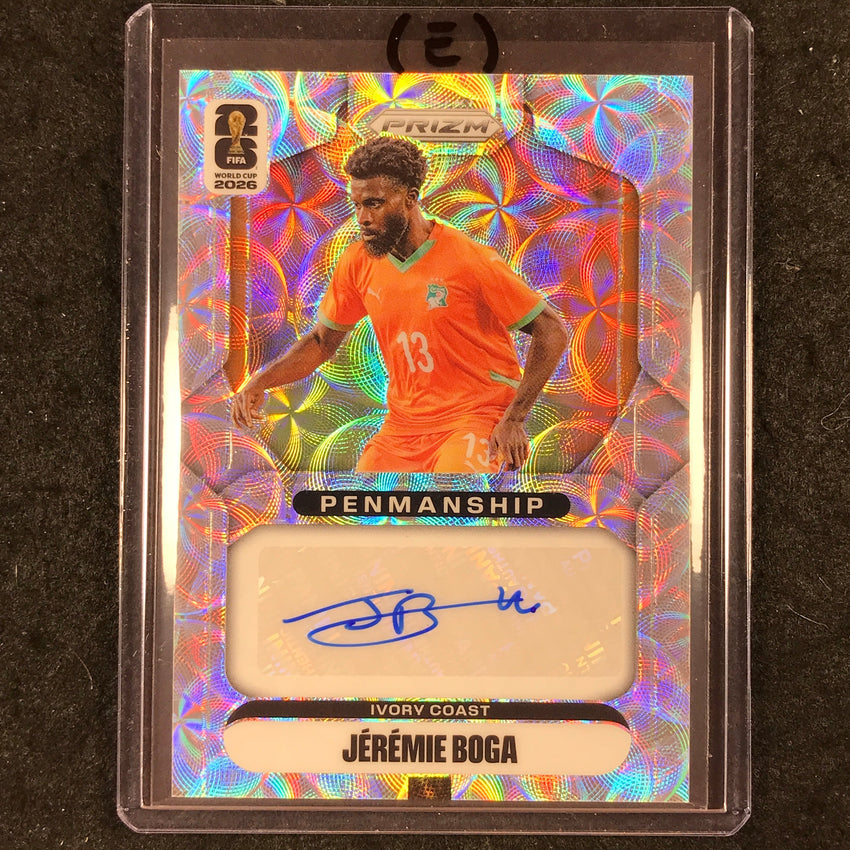 2026 Prizm FIFA World Cup JEREMIE BOGA Penmanship Auto Choice #P-JB (E)