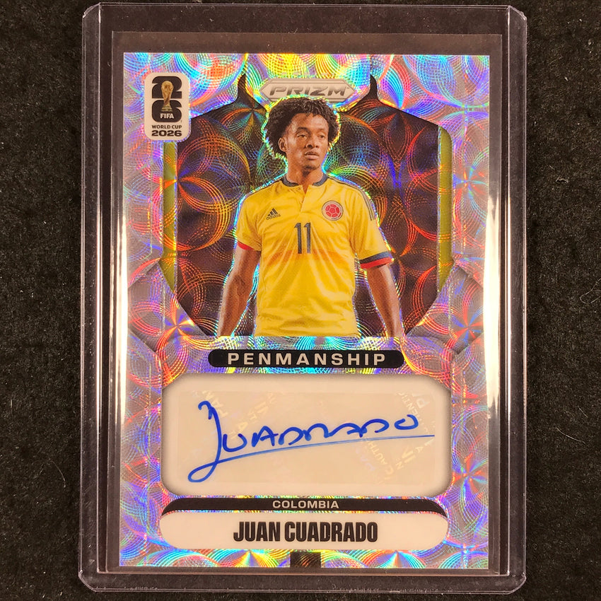 2026 Prizm FIFA World Cup JUAN CUADRADO Penmanship Auto Choice #P-JC