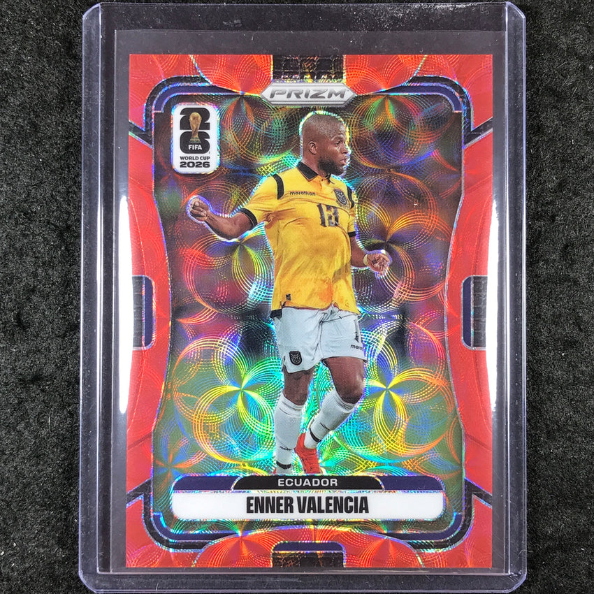 2026 Prizm FIFA World Cup ENNER VALENCIA Choice Red /85 #214