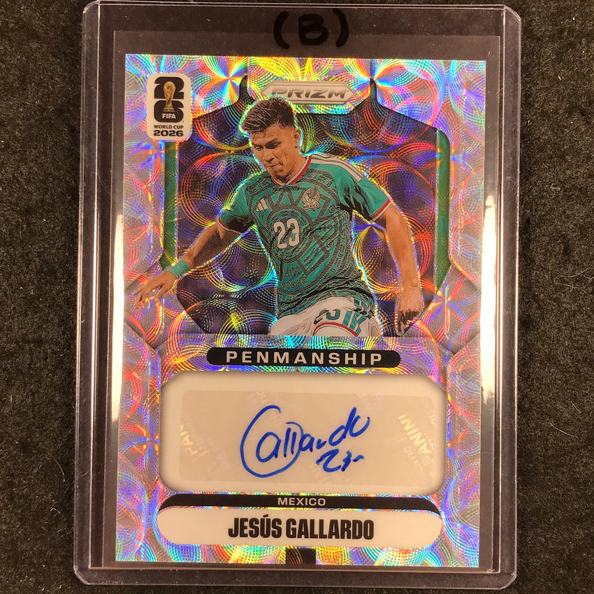 2026 Prizm FIFA World Cup JESUS GALLARDO Penmanship Auto Choice #P-JGO (B)