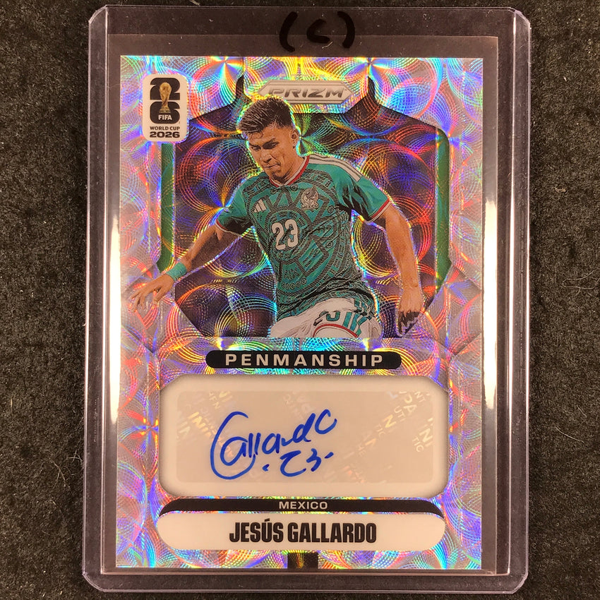 2026 Prizm FIFA World Cup JESUS GALLARDO Penmanship Auto Choice #P-JGO (C)