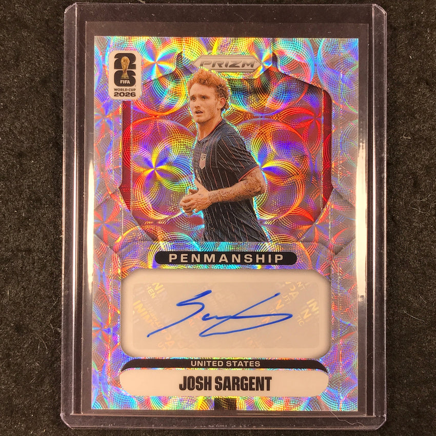 2026 Prizm FIFA World Cup JOSH SARGENT Penmanship Auto Choice #P-JS