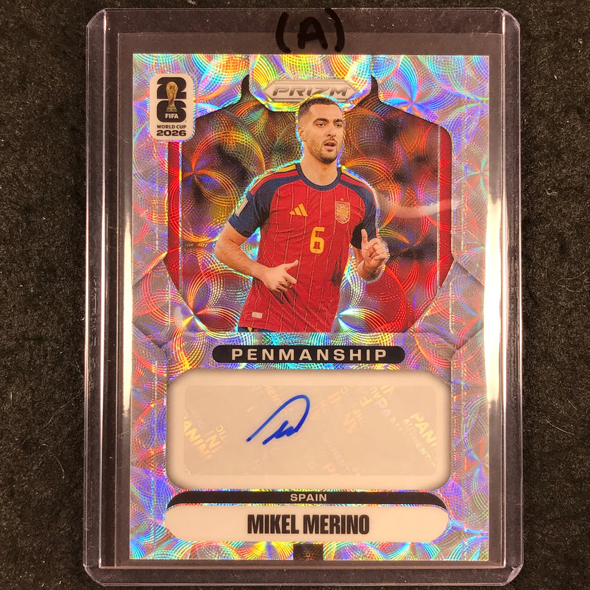 2026 Prizm FIFA World Cup MIKEL MERINO Penmanship Auto Choice #P-MM (A)