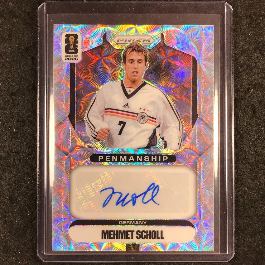 2026 Prizm FIFA World Cup MEHMET SCHOLL Penmanship Auto Choice #P-MSL