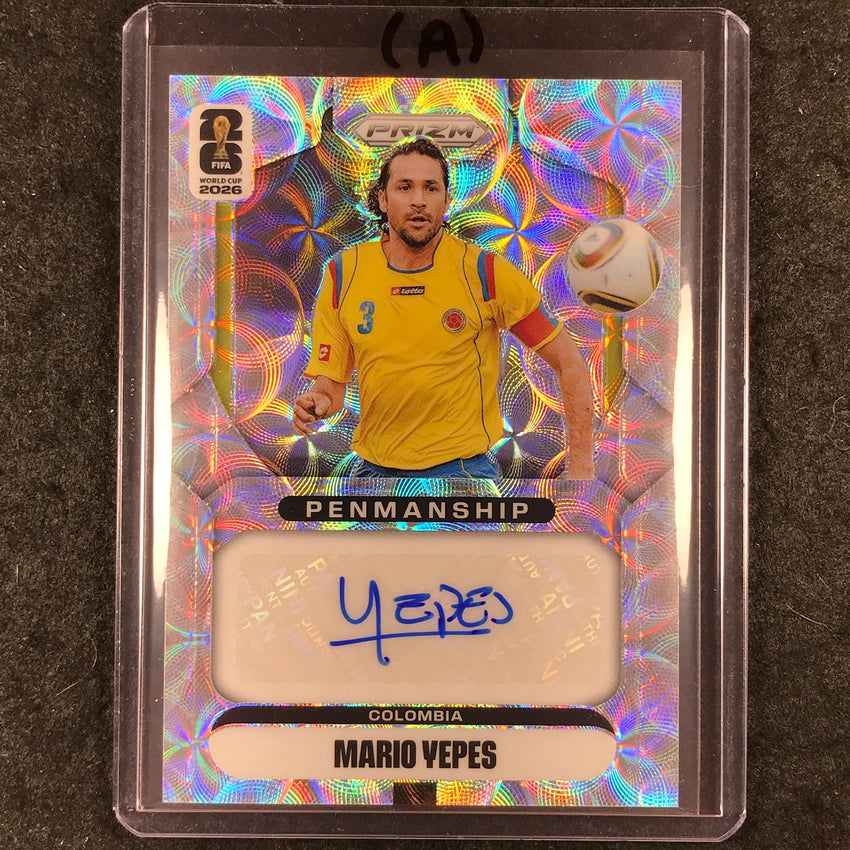 2026 Prizm FIFA World Cup MARIO YEPES Penmanship Auto Choice #P-MY (A)
