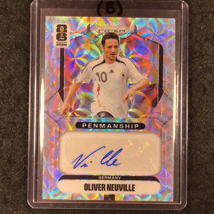 2026 Prizm FIFA World Cup OLIVER NEUVILLE Penmanship Auto Choice #P-ON (B)