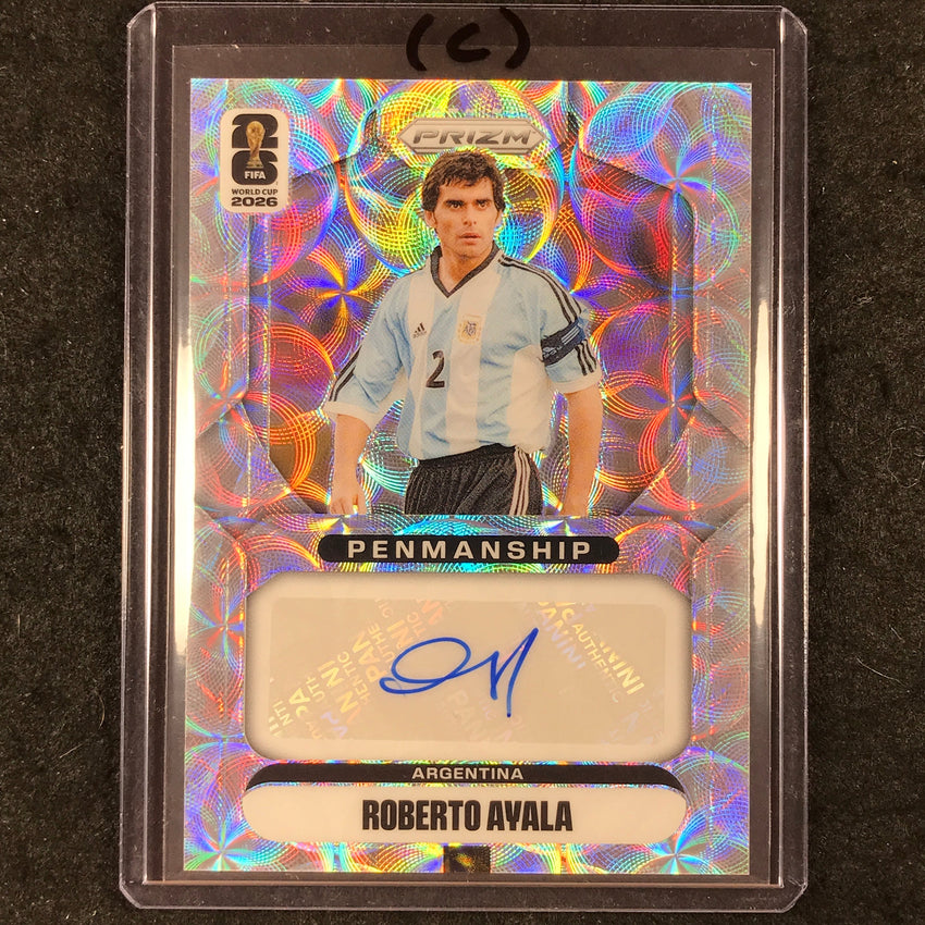 2026 Prizm FIFA World Cup ROBERTO AYALA Penmanship Auto Choice #P-RA (C)