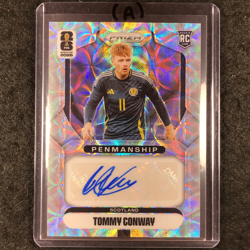 2026 Prizm FIFA World Cup TOMMY CONWAY Penmanship Rookie Auto Choice #P-TC (A)